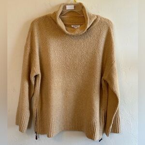 NWT Westbound Golden Wheat Cowl Neck Cozy Pullover Wool Blend Sweater Sz 2X